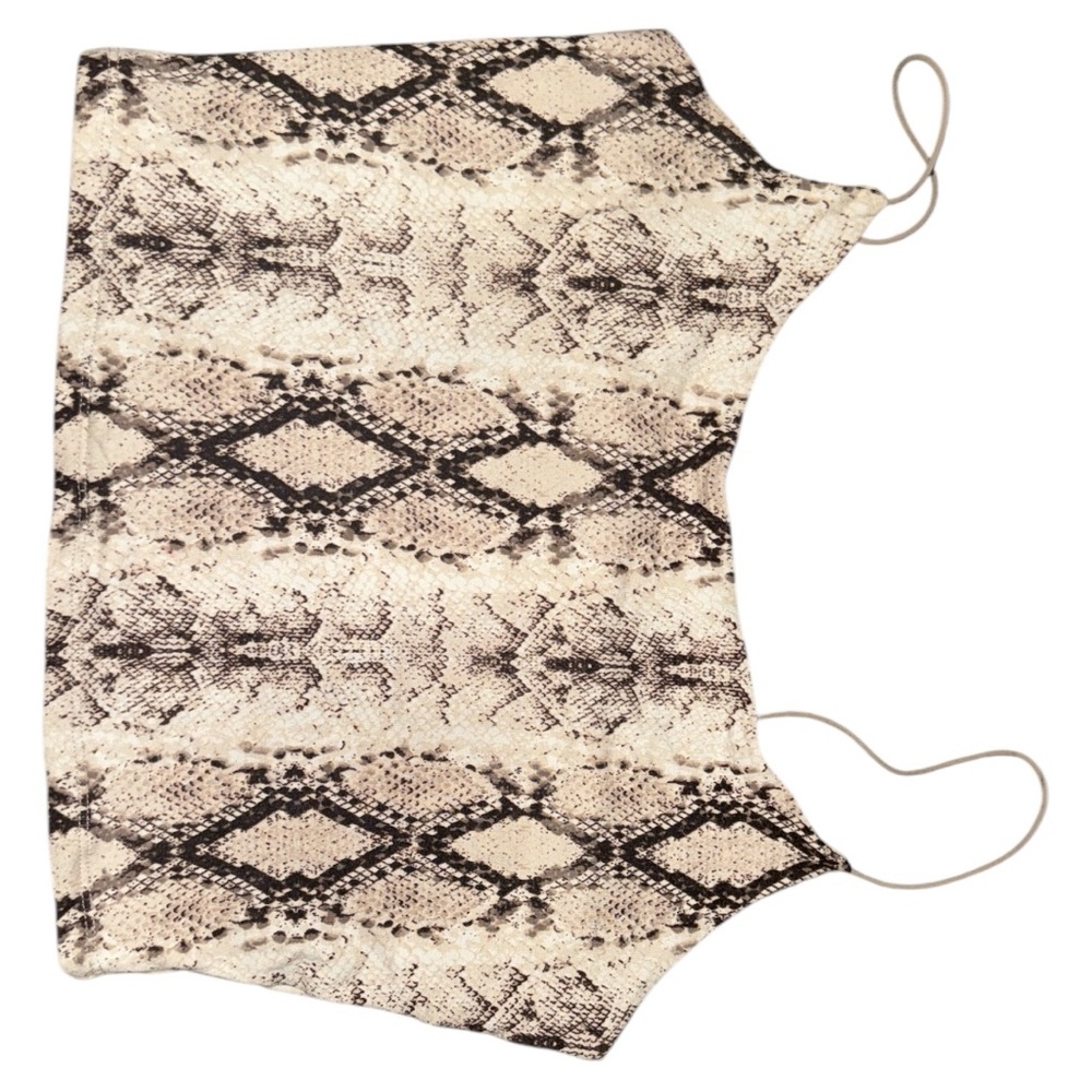 Reptile Habitat Decor with Snake Pattern
